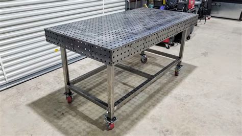 sheet metal for welding table|welding table design ideas.